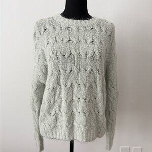 Women's Soft Knit Sweater - Light Gray